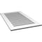Ekena Millwork Vertical Surface Mount PVC Gable Vent: Functional, w/ 3-1/2"W x 1"P Standard Frame, 24"W x 42"H GVPVE24X4201SF - alternate 3